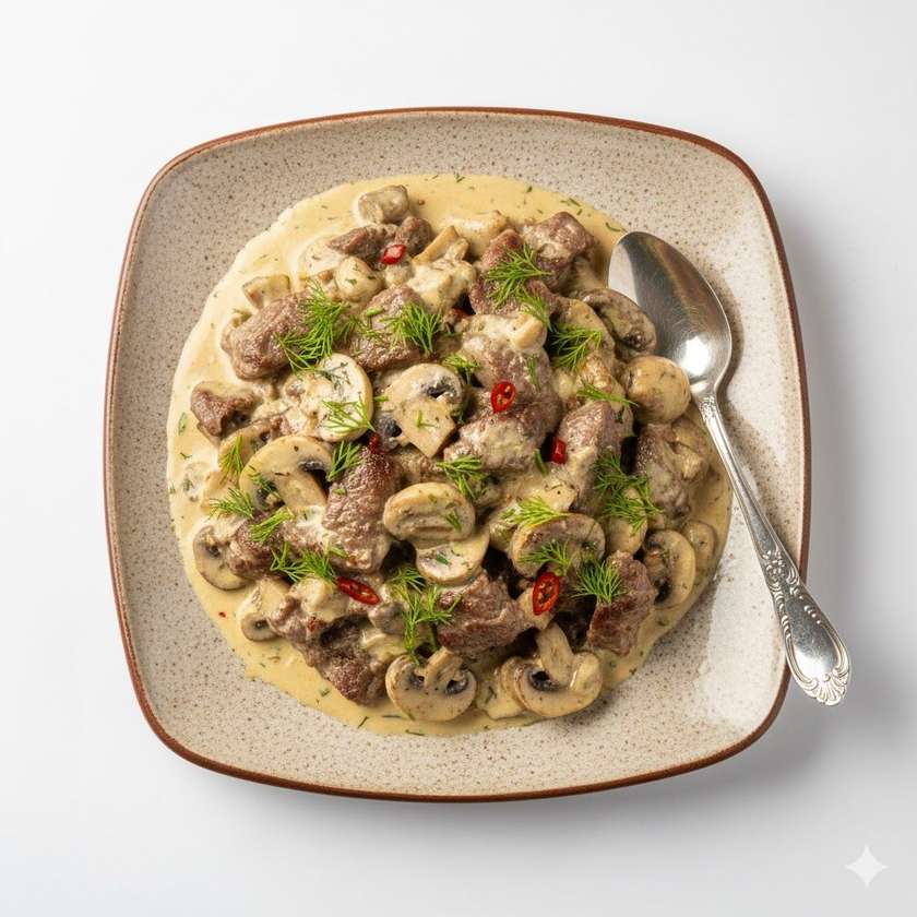 Tenderloin in Cream Sauce