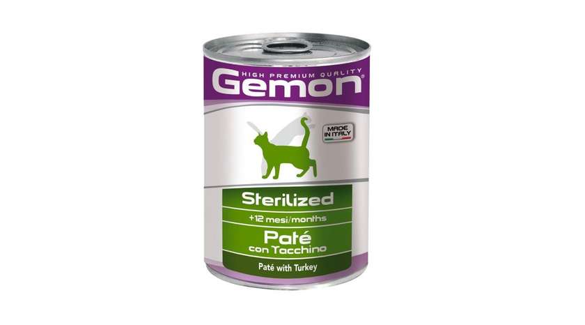 Gemon Sterilized Cat Food with Turkey 500g