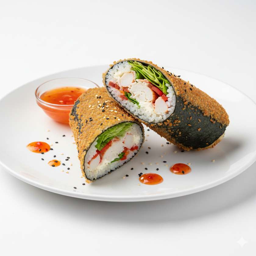 Hot Crab Burrito