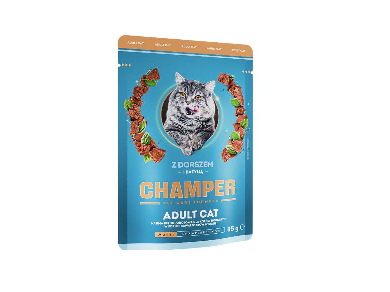Champer cod and basil snack 85g