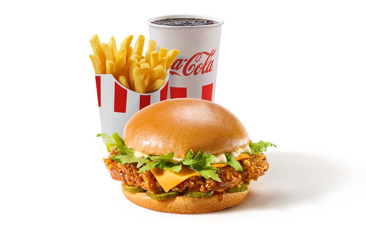 Spicy Saucy Burger Menu