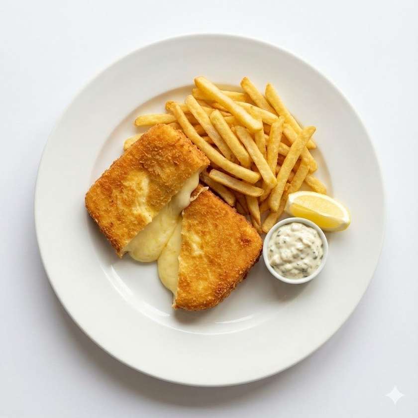 Smažák s hranolkami