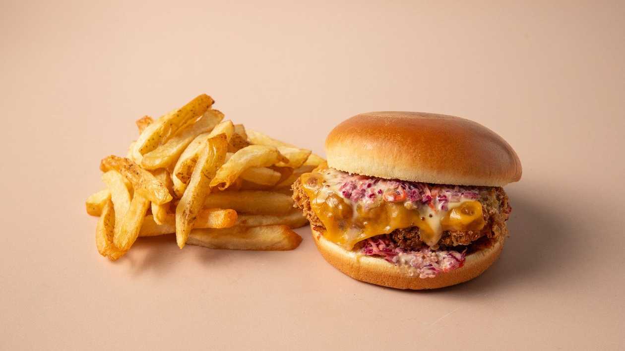 Crispy Chicken Burger Meal