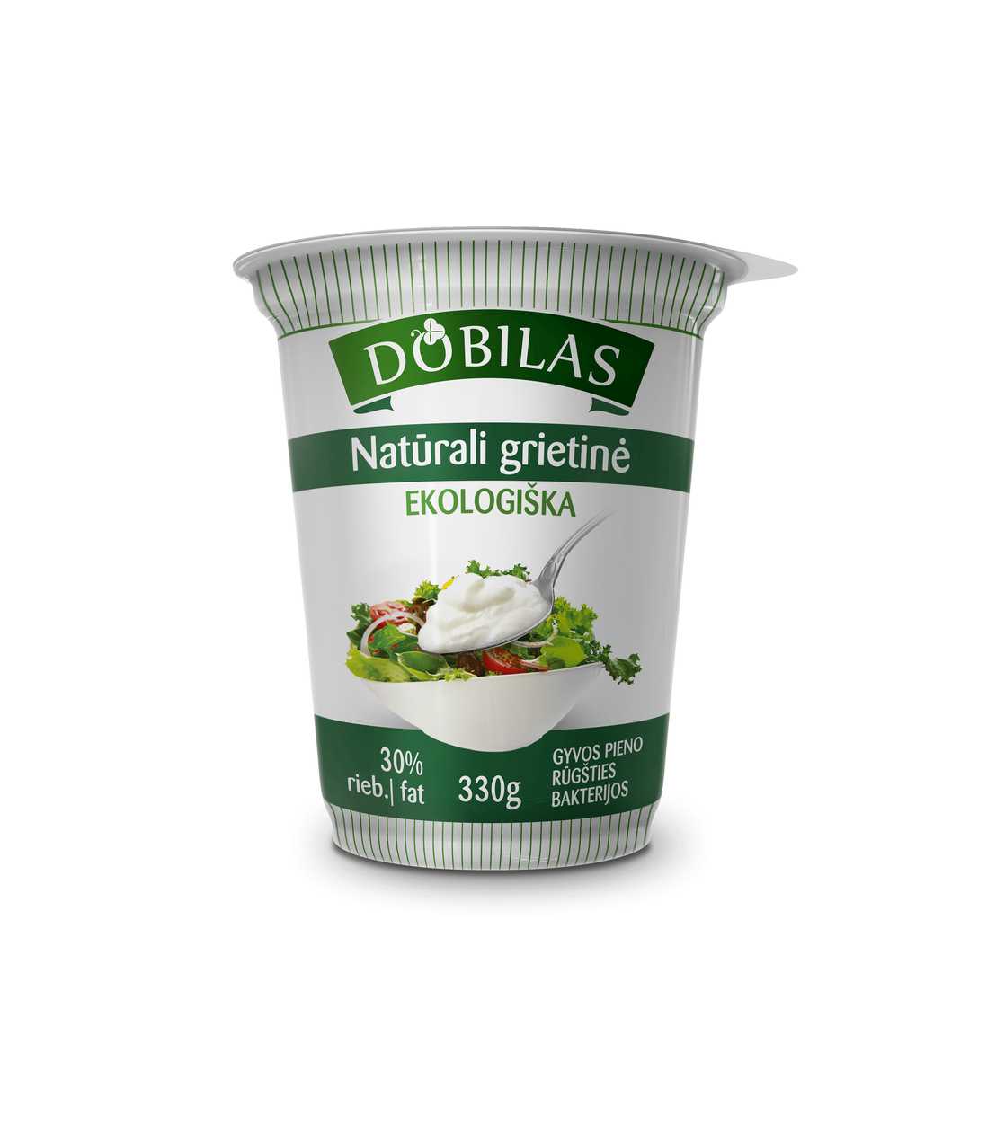 Βιολογική ξινή κρέμα "Dobilas" 30% 330g (Box 6)