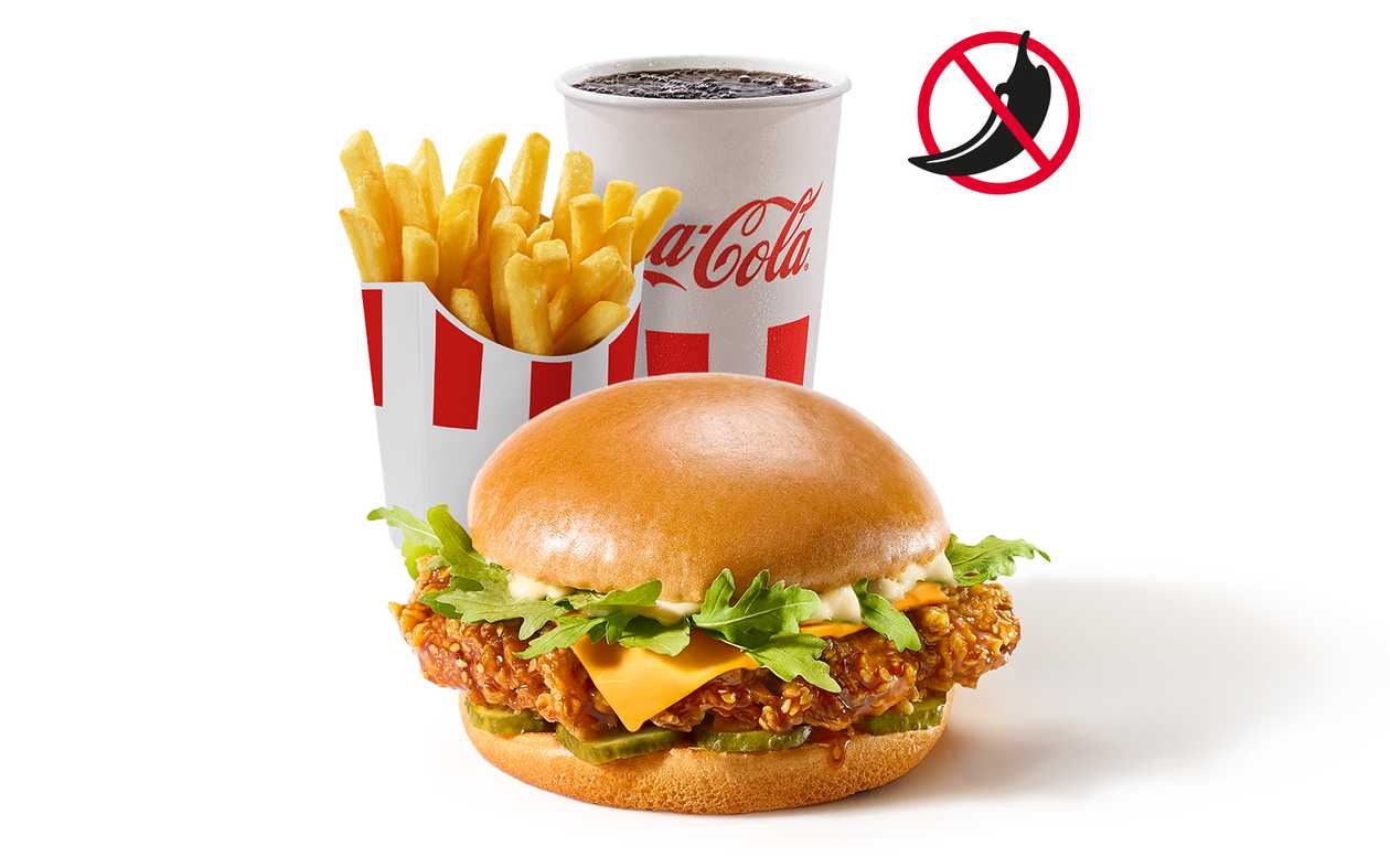 Saucy Burger Meal (Non-Spicy)