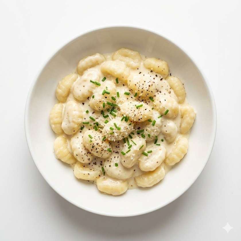 Noky ve smetanově sýrové omáčce