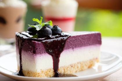 Blueberry mousse