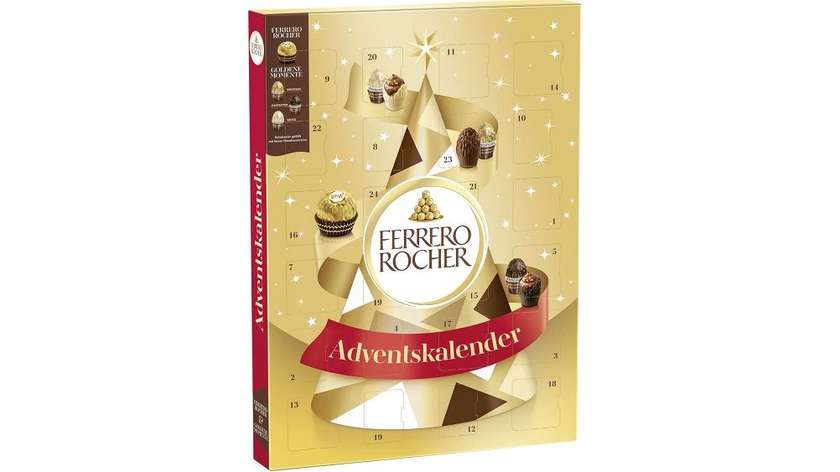 Ferrero Rocher & Goldene Momente Adventskalender 258g