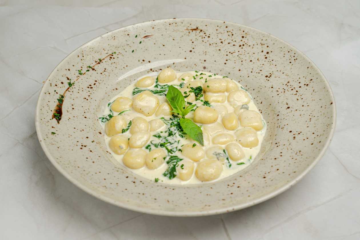 GNOCCHI GORGONZOLA E SPINACI