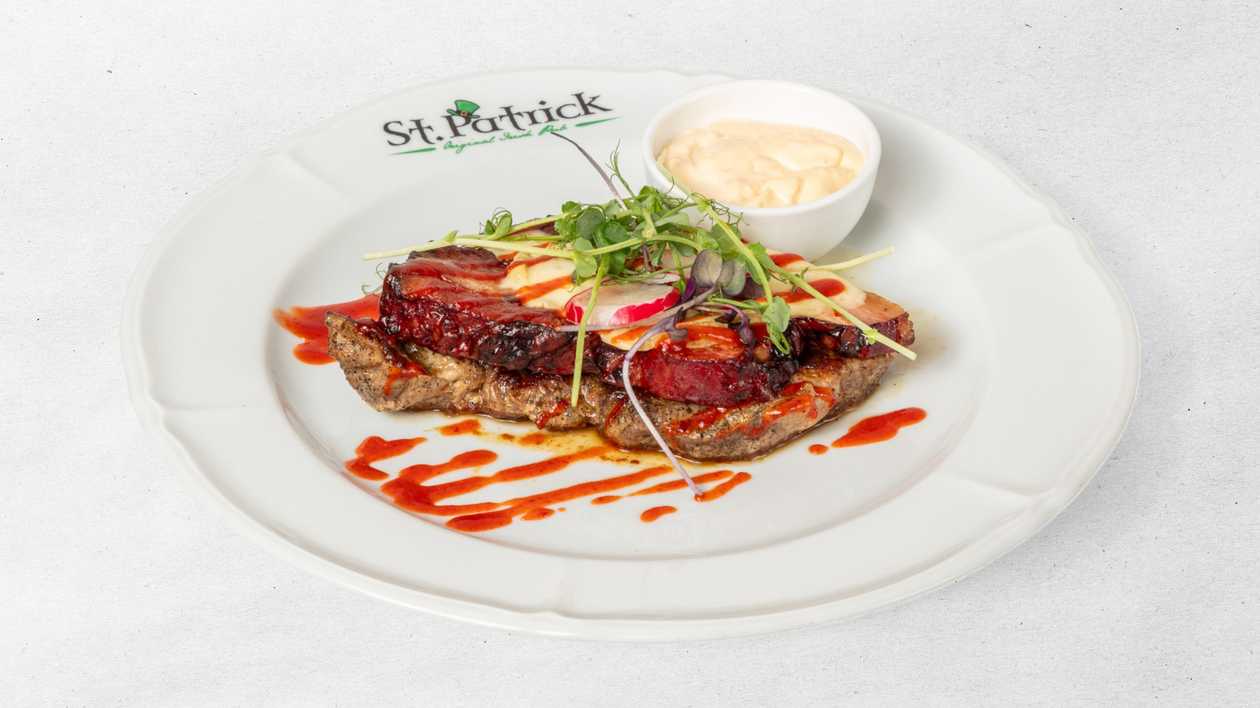 Grilovaný steak z vyzrálé krkovice