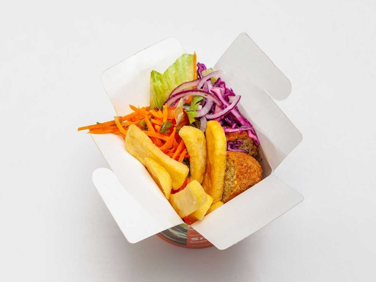 Falafel box/kubek (wegetariański)