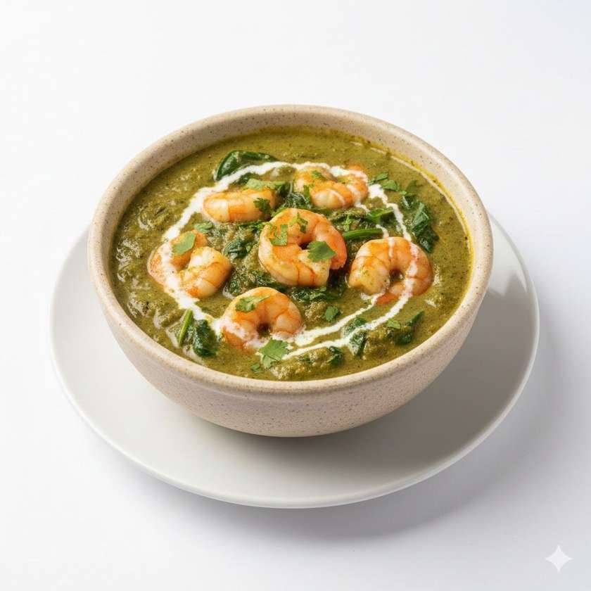 Prawn Saag
