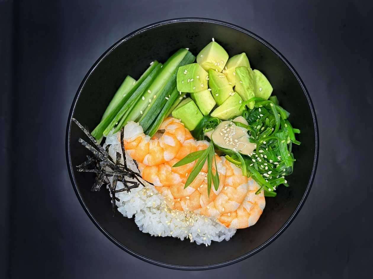 Боул з креветкою