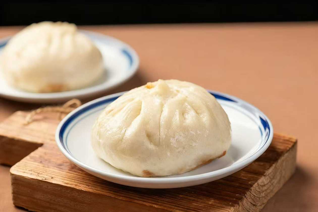 Pão chinês com carne de porco Grande 3un.