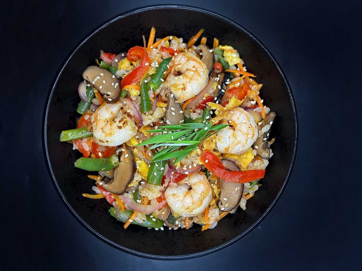 Рис з креветкою