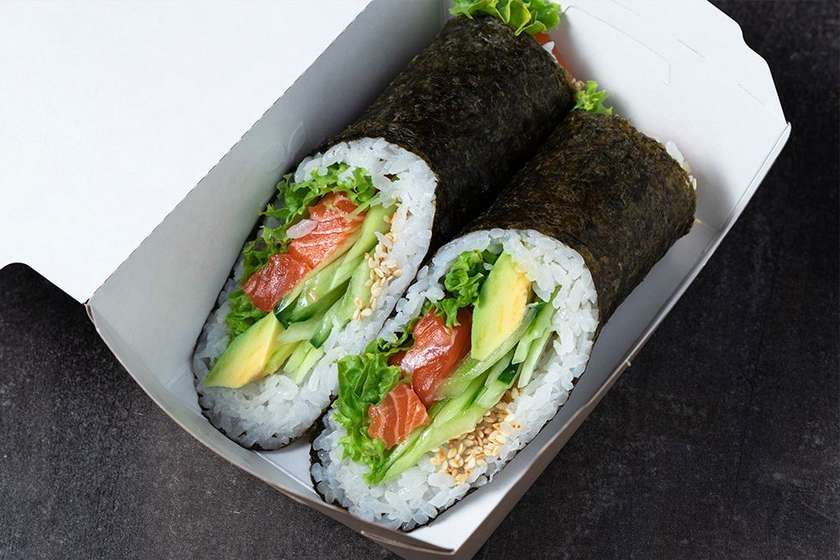 ШАВУХА НА МІНІМАЛКАХ З ЛОСОСЕМ