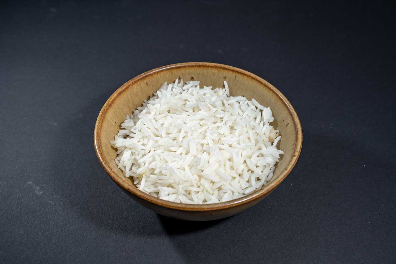 Orez basmati infuzat cu frunze de lime