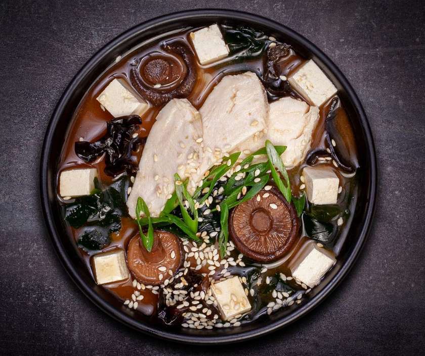 Місо суп з курячим філе