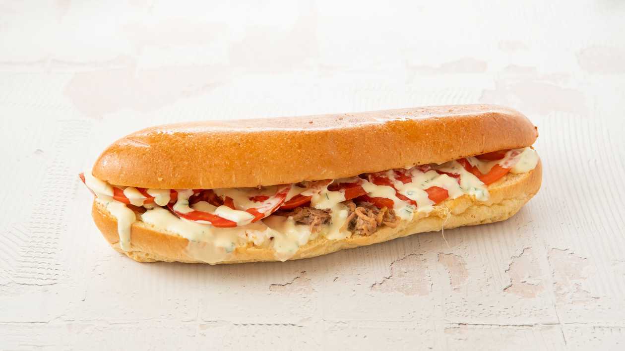 Steak and Egg Baguette