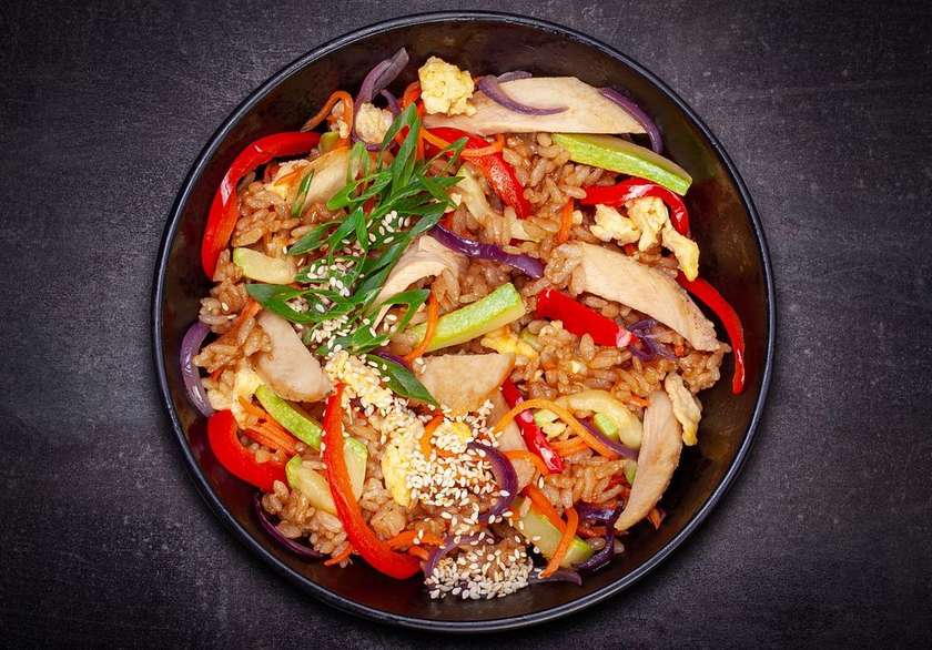 Рис з куркою