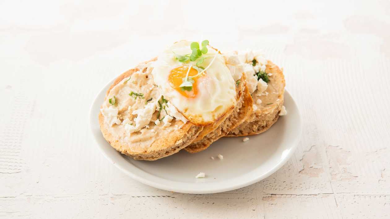 Creamy Feta Pancakes