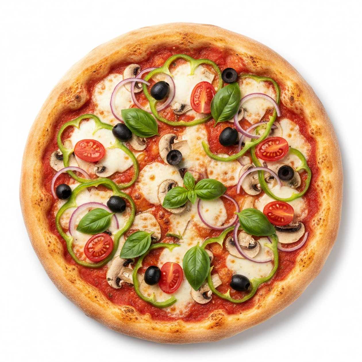 Vegetarian Pizza 24 Centimeters