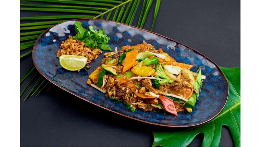 Soya Noodles z Warzywami i Tofu