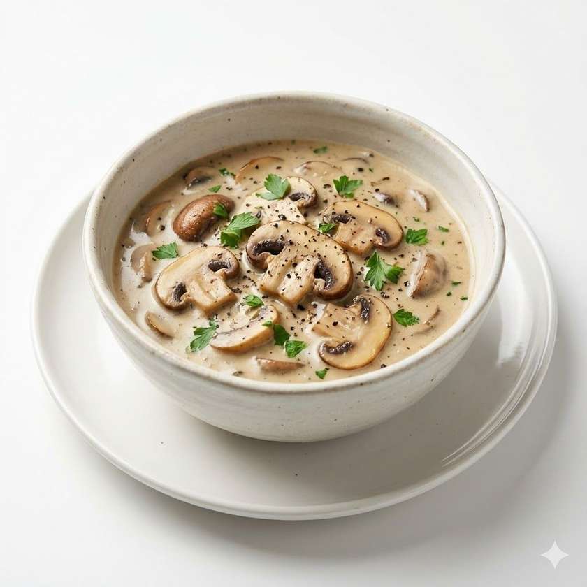 Creamy mushroom sauce
