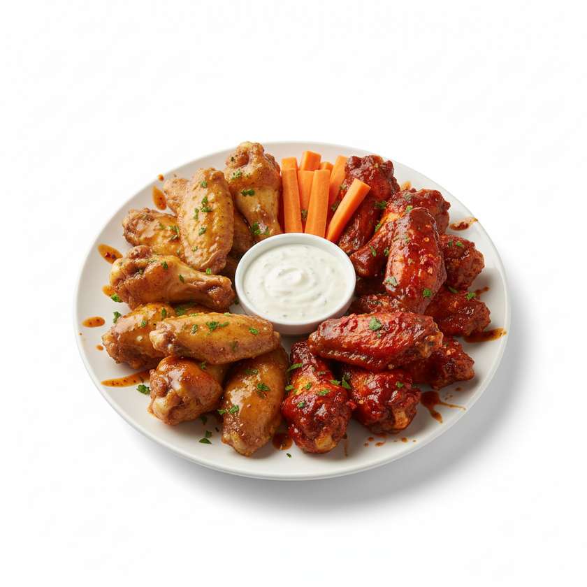 Mix of wings (honey/spicy)