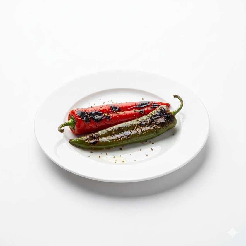 Fried chilli peppers (2pcs)