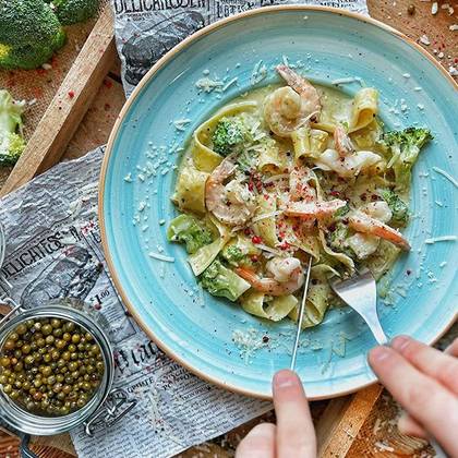 Pappardelle Al Gamberi