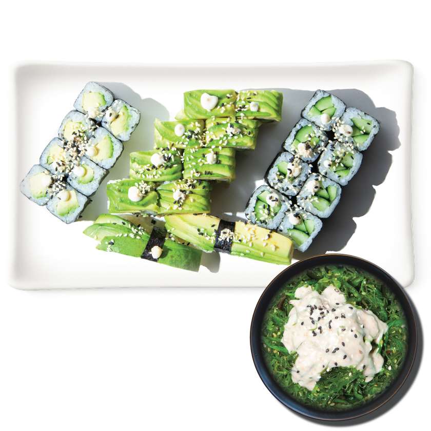Суши-сет "VEGA" + салат ВАКАМЕ (26 шт.)