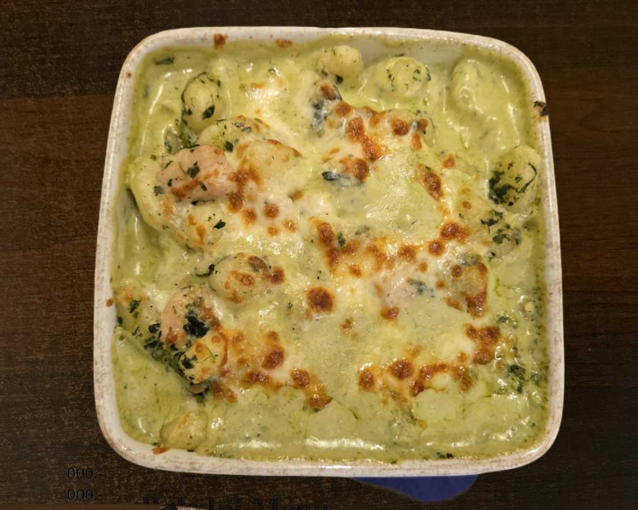 Zapečené bramborové gnocchi s kuřecím masem