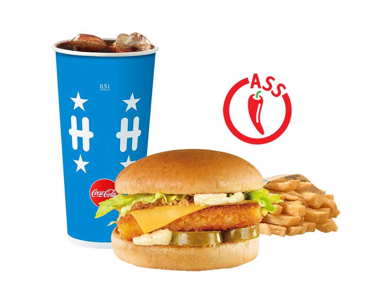 Fish Fillet Burger large meal