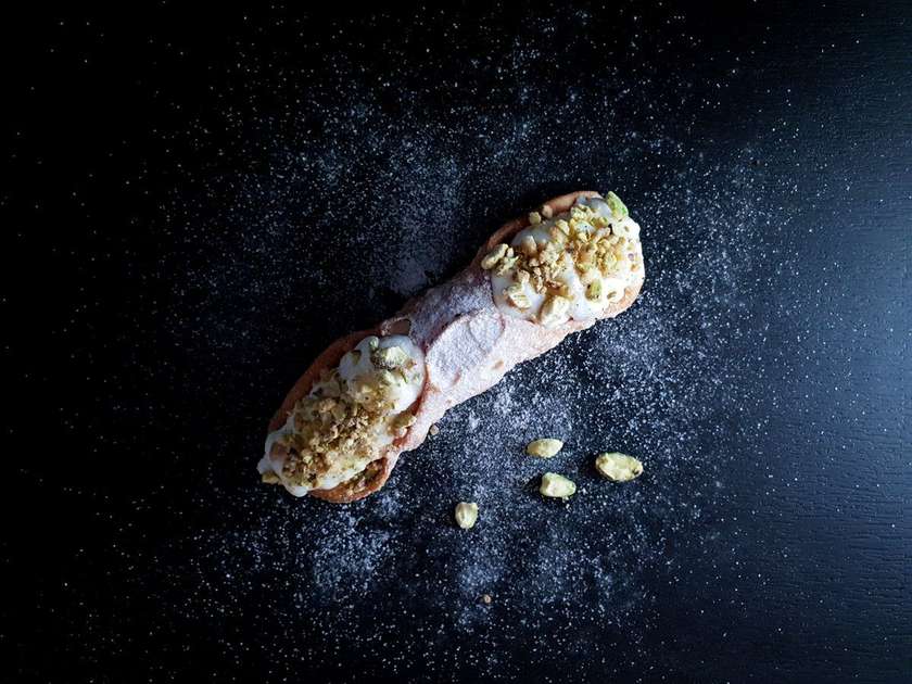 Holy Cannoli with Pistachio