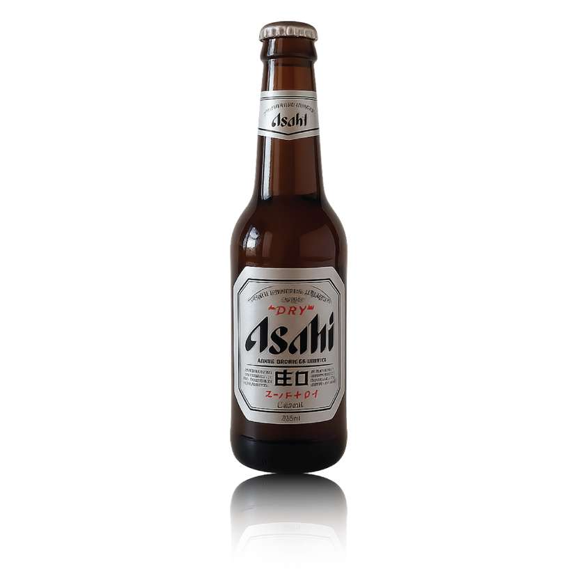 ASAHI beer 330 ml.
