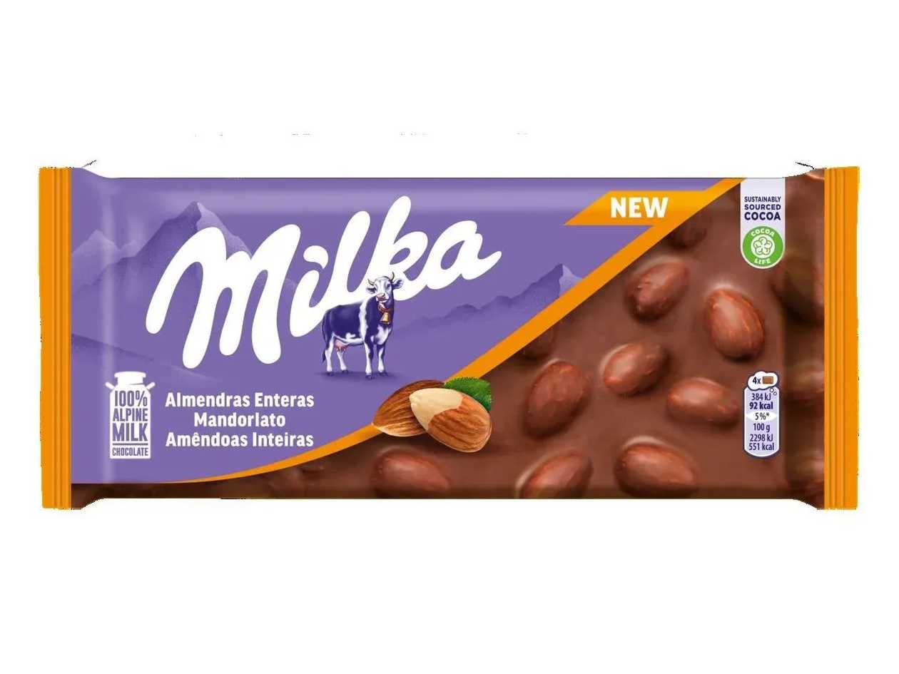 Milka Almendras Enteras Mandorlato Amendoas inteiras