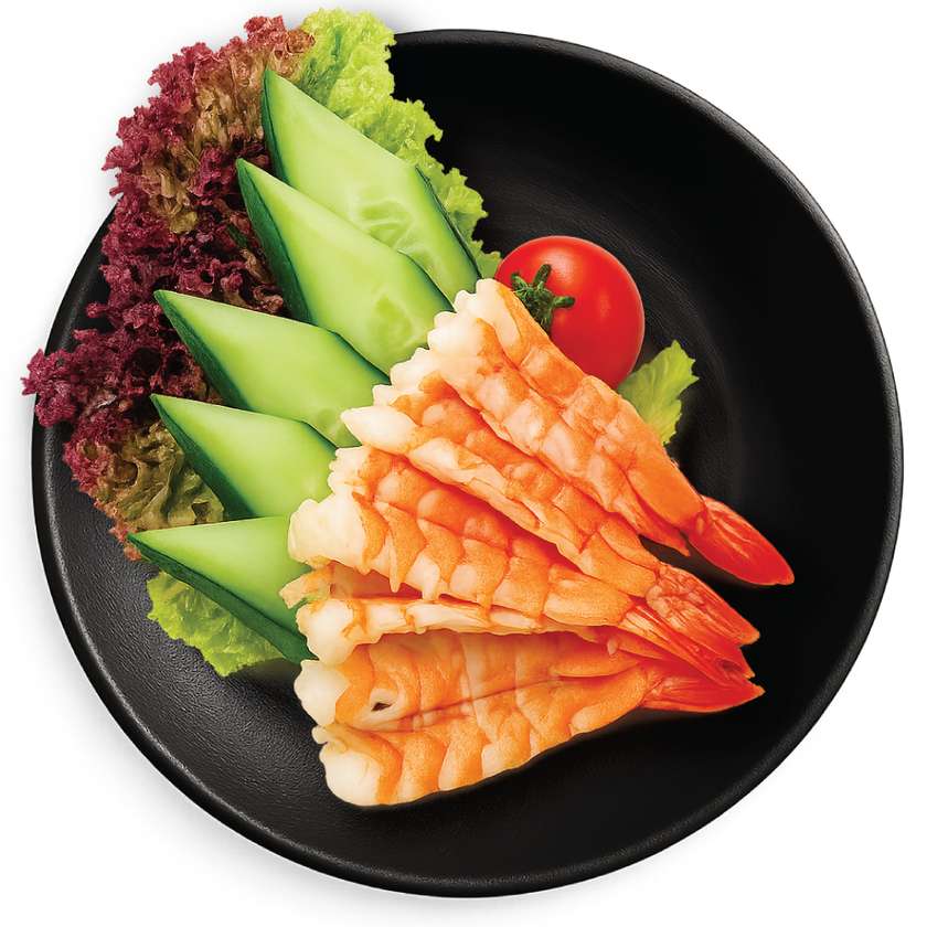 "EBI" sashimi 8 pcs.