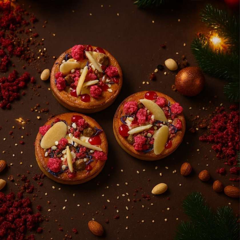 Raspberry Ho-Ho-Ho (Kransekage)