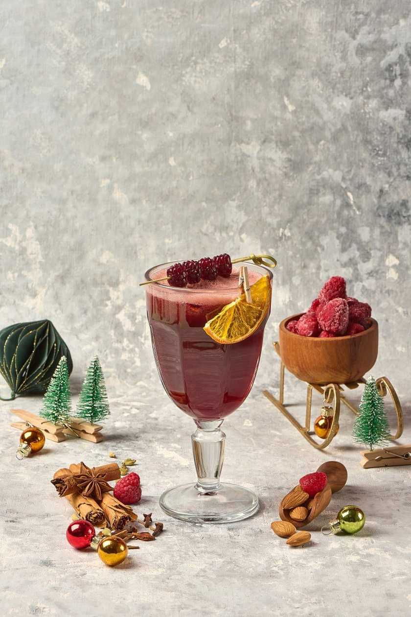 Малиновий глінтвейн