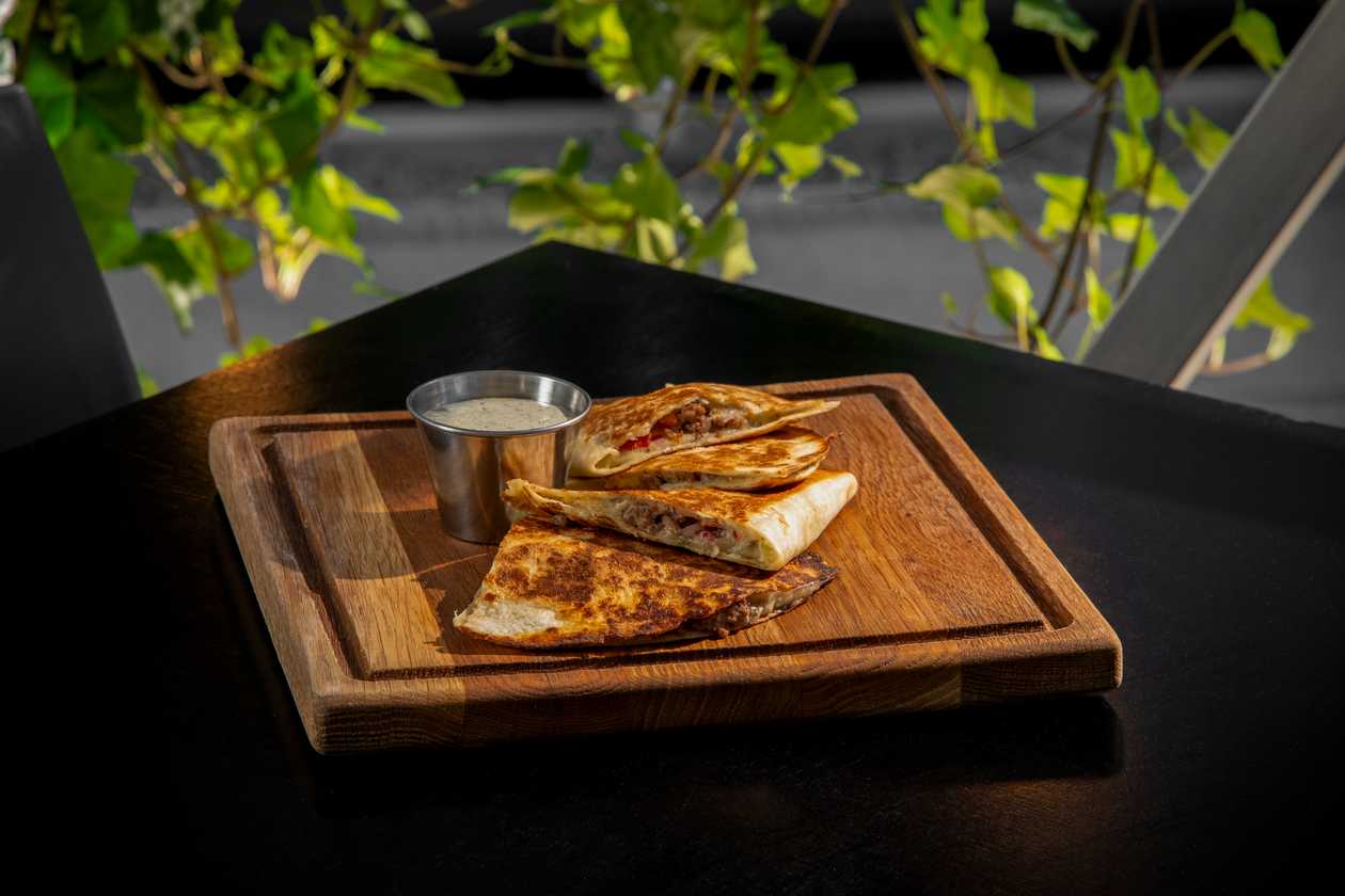 Kesadilijos su jautiena