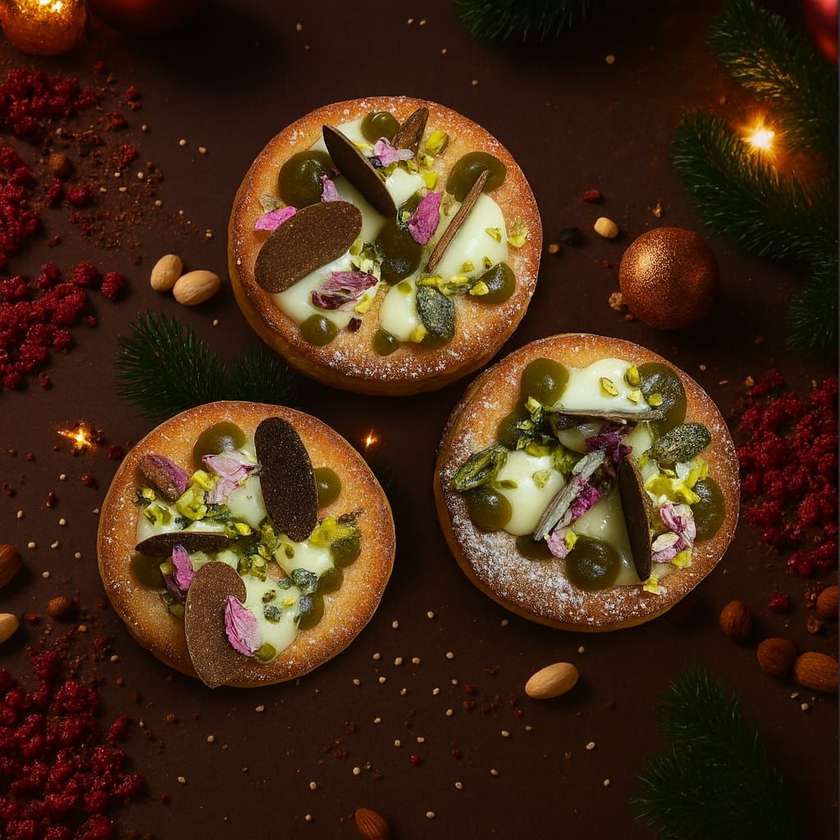 Pistachio Ho-Ho-Ho (Kransekage)