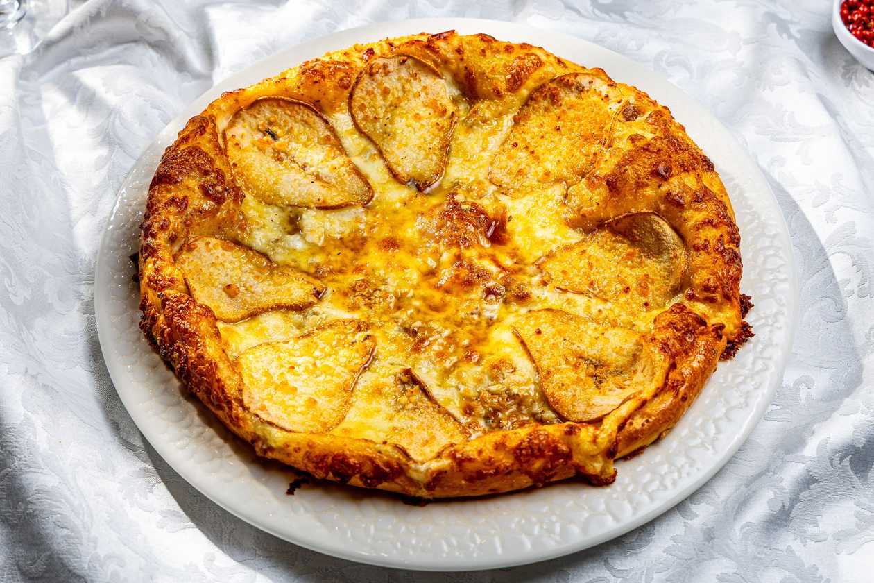 Khachapuri with goat cheese