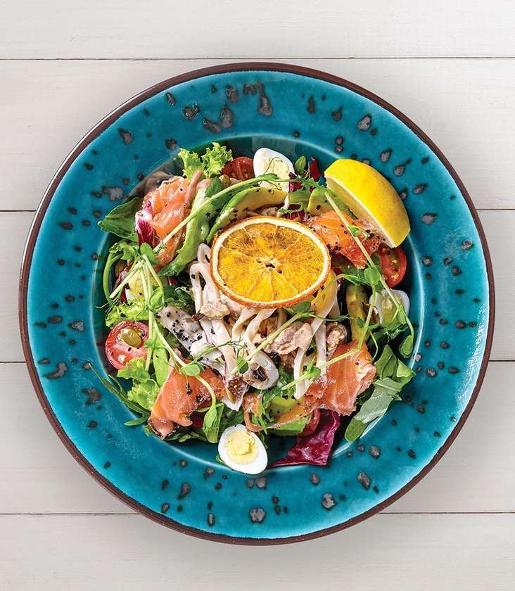 Салат з морепродуктами