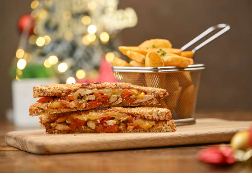 Chicken Pizza Toastie