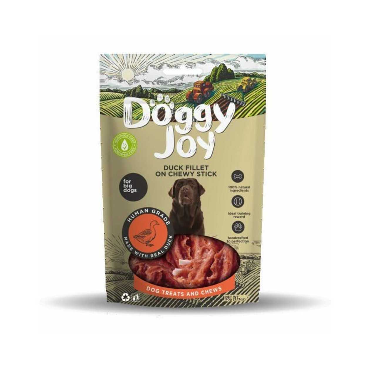 Doggy Joy pīles fileja uz košļājamām nūjiņām lieliem suņiem 90 g  -  [50133]