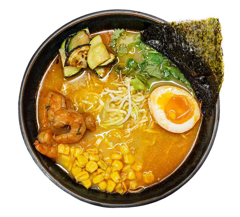 VÁNOČNÍ GREEN CURRY RAMEN