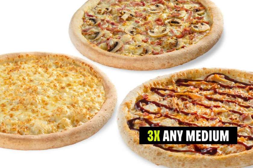 Medium Pizzas (3)