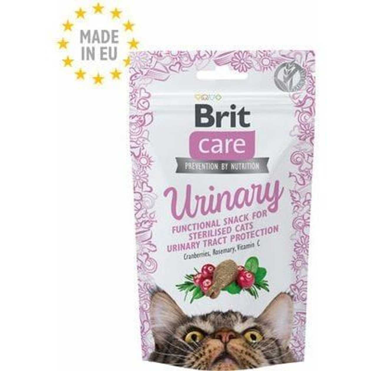 Brit Care Cat Snack  Urinary papildbarība kaķiem, 50 g  -  [55758]