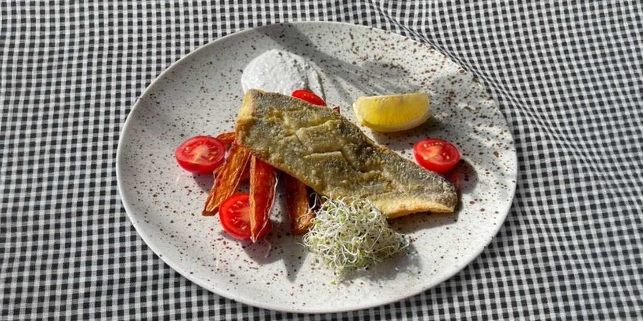 Sea Bass Fillet with Sweet Potato